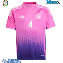 Germany Jonathan Tah #4 Replica Away Shirt Euro 2024 Short Sleeve